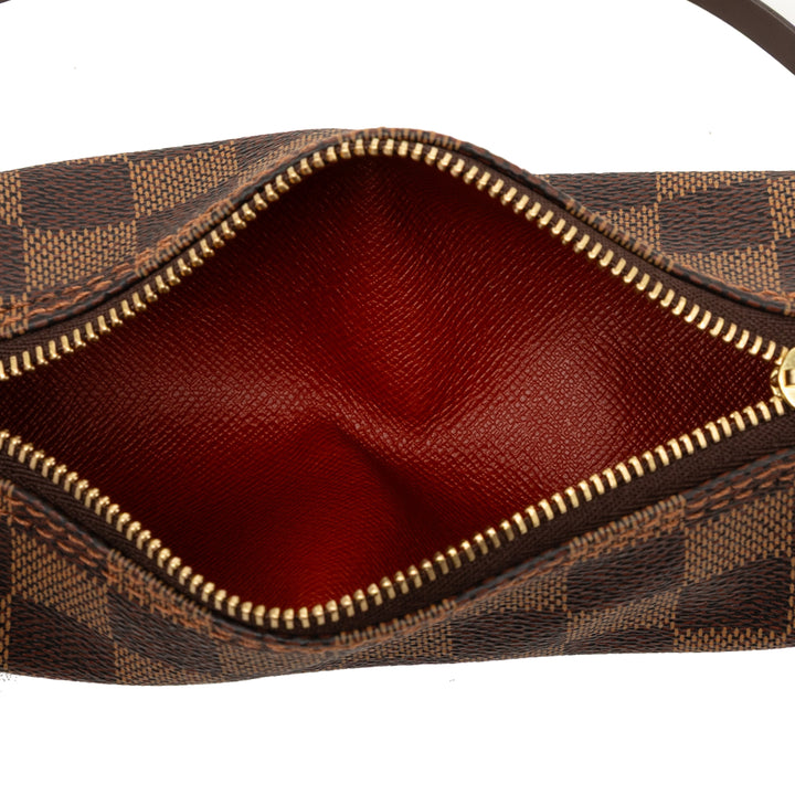 Papillon Pochette Damier Ébène Marron