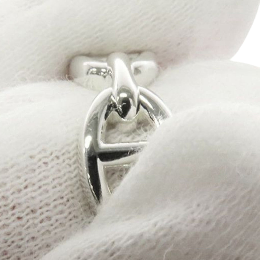 Hermès Sterling Argenté Chaine d'Ancre Enchainee Bague Argenté