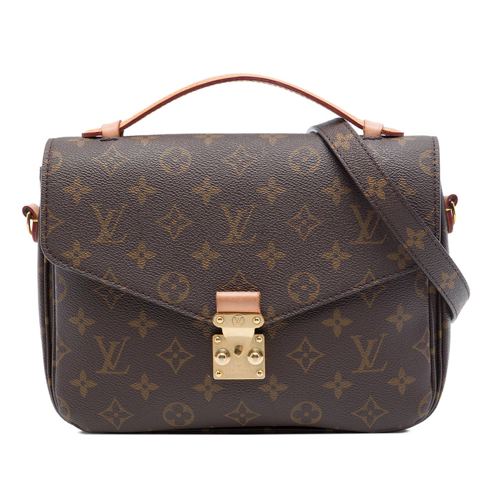 Louis Vuitton Pochette Métis Monogram Marron – vue principale – GABY PARIS