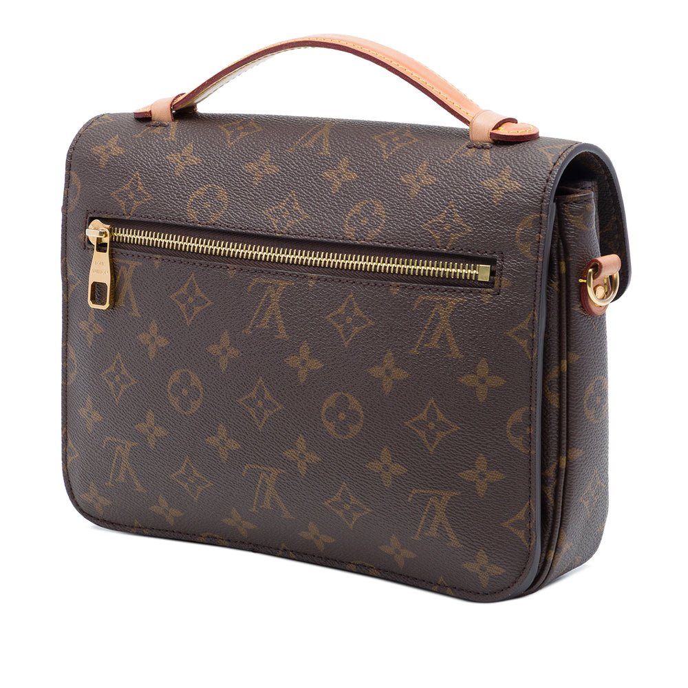 Louis Vuitton Pochette Métis Monogram Marron – vue 2 – GABY PARIS