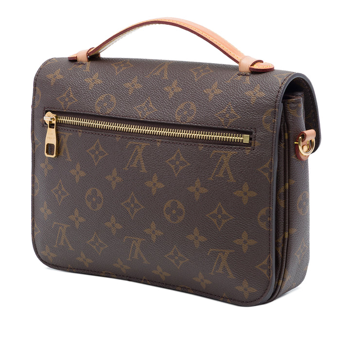 Louis Vuitton Pochette Métis Monogram Marron – vue 2 – GABY PARIS