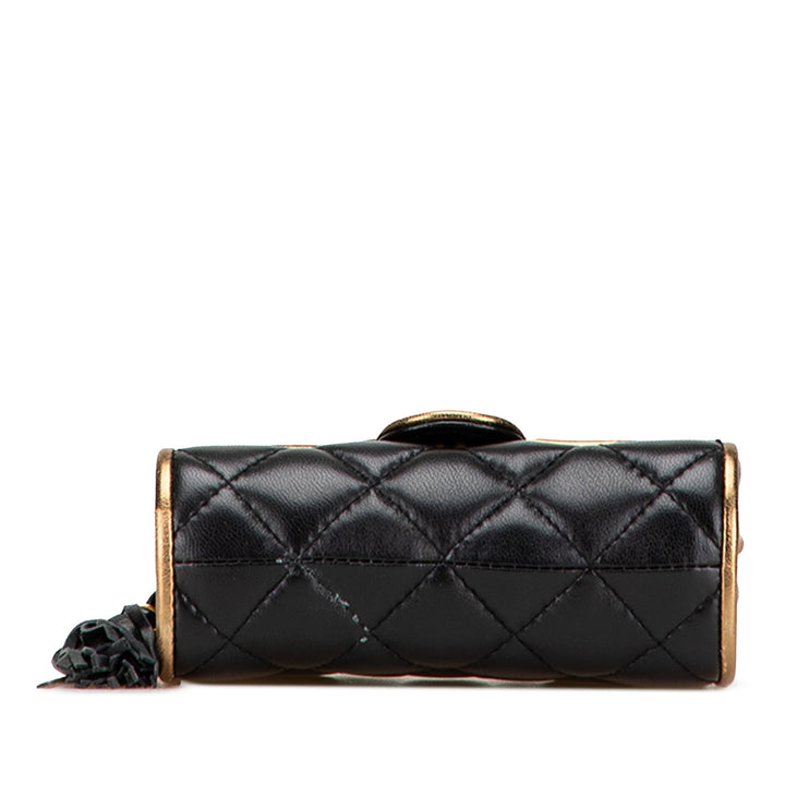 Givenchy Mini Quilted Cuir Top Handle Bag Noir