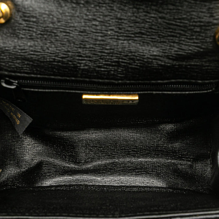 Givenchy Mini Quilted Cuir Top Handle Bag Noir
