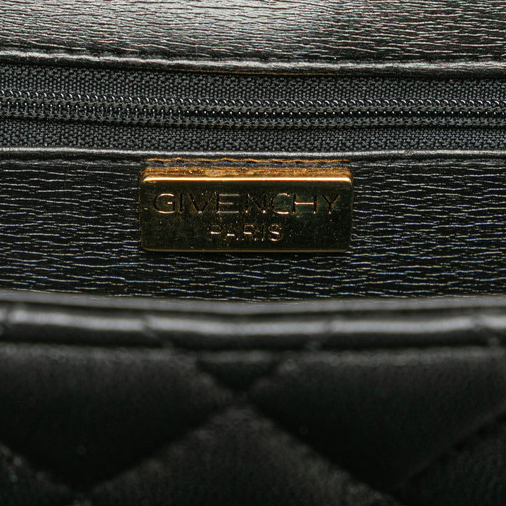 Givenchy Mini Quilted Cuir Top Handle Bag Noir