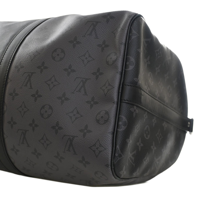 Reverse Keepall Bandouliere 50 Monogram Eclipse Noir