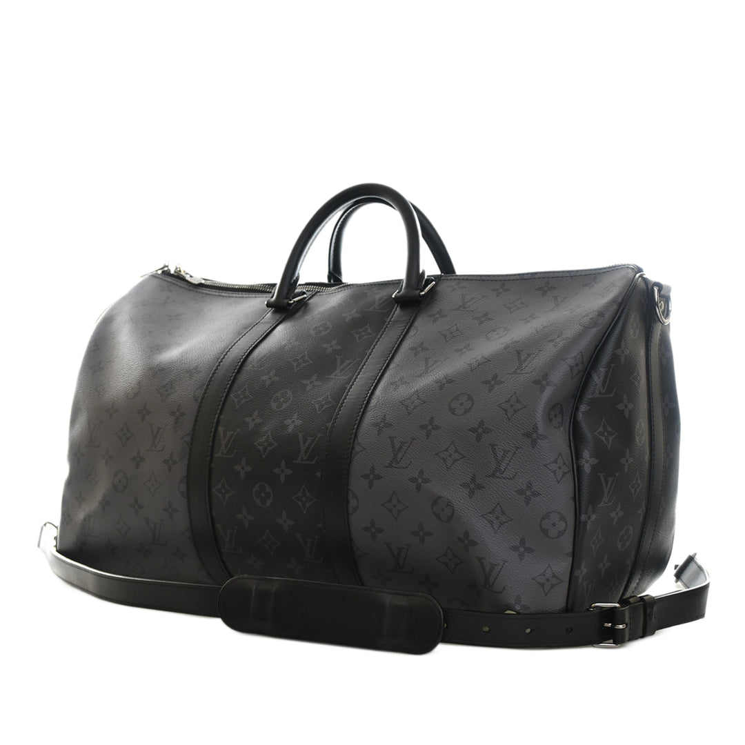 Reverse Keepall Bandouliere 50 Monogram Eclipse Noir