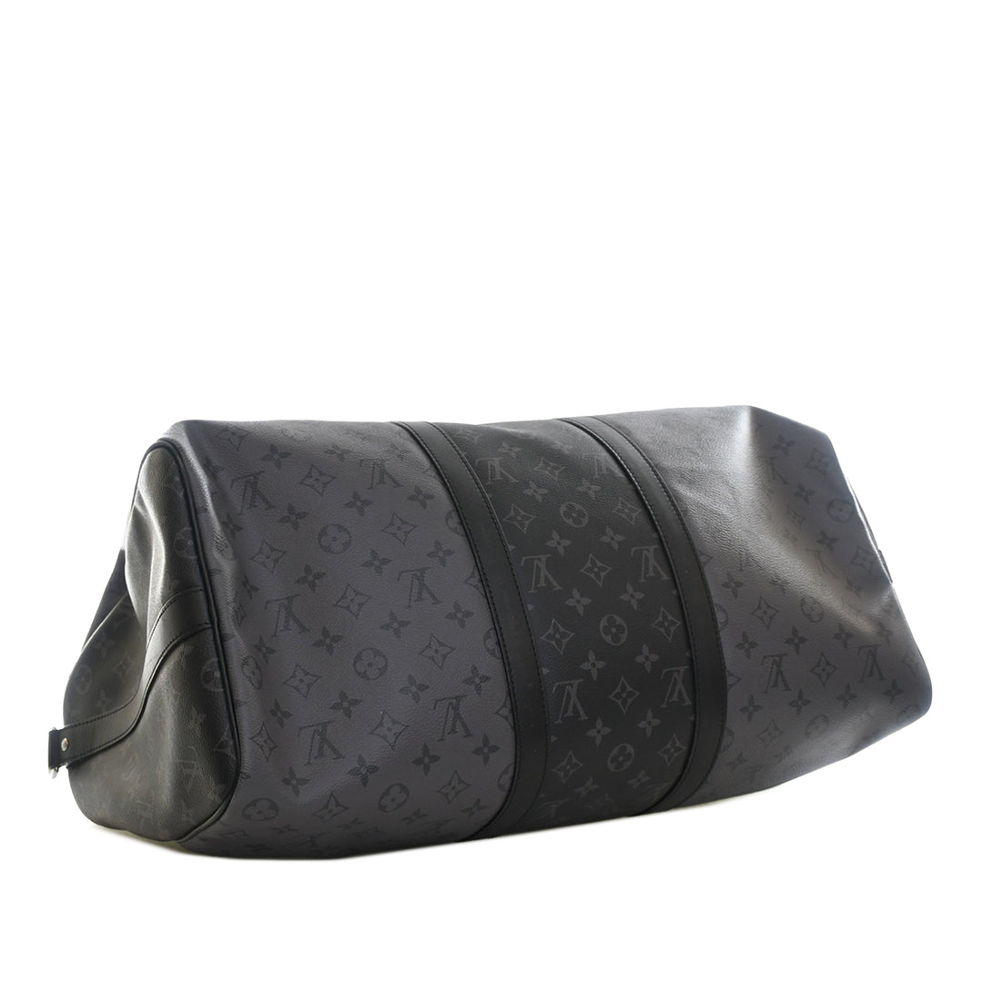 Reverse Keepall Bandouliere 50 Monogram Eclipse Noir