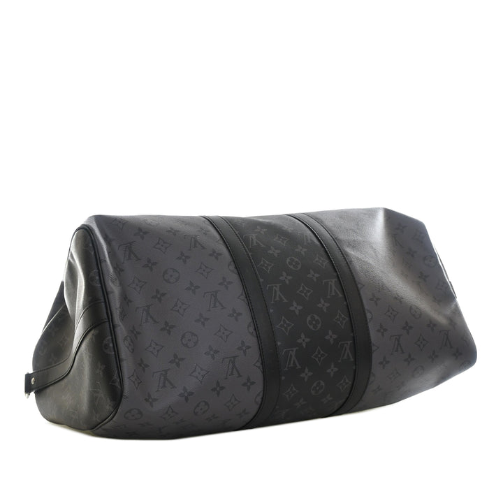 Reverse Keepall Bandouliere 50 Monogram Eclipse Noir