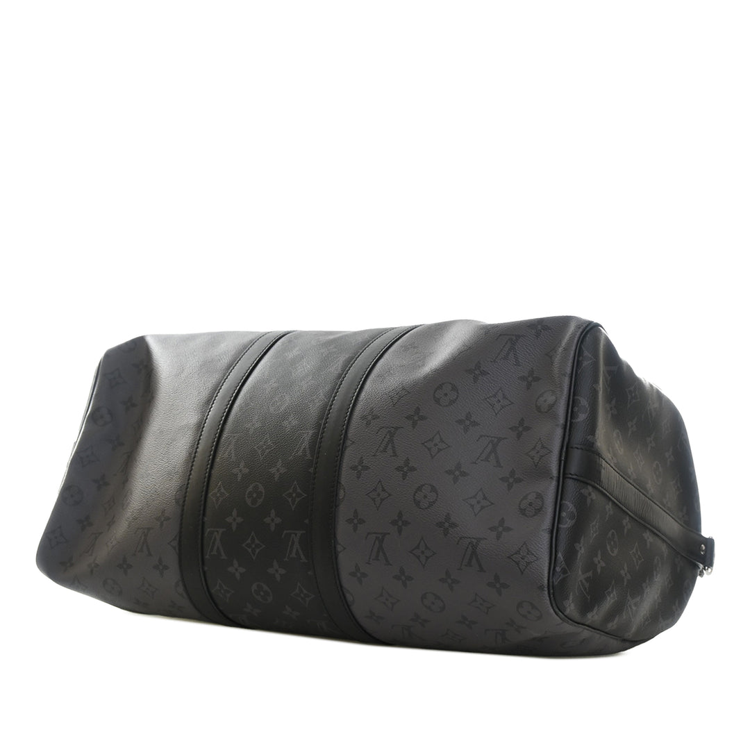 Reverse Keepall Bandouliere 50 Monogram Eclipse Noir