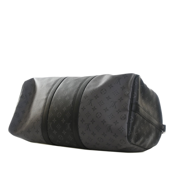 Reverse Keepall Bandouliere 50 Monogram Eclipse Noir