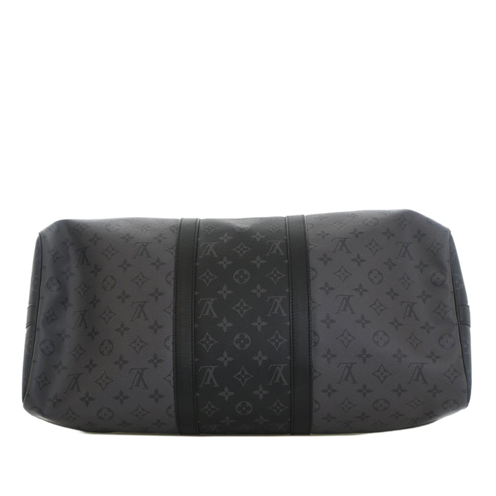 Reverse Keepall Bandouliere 50 Monogram Eclipse Noir