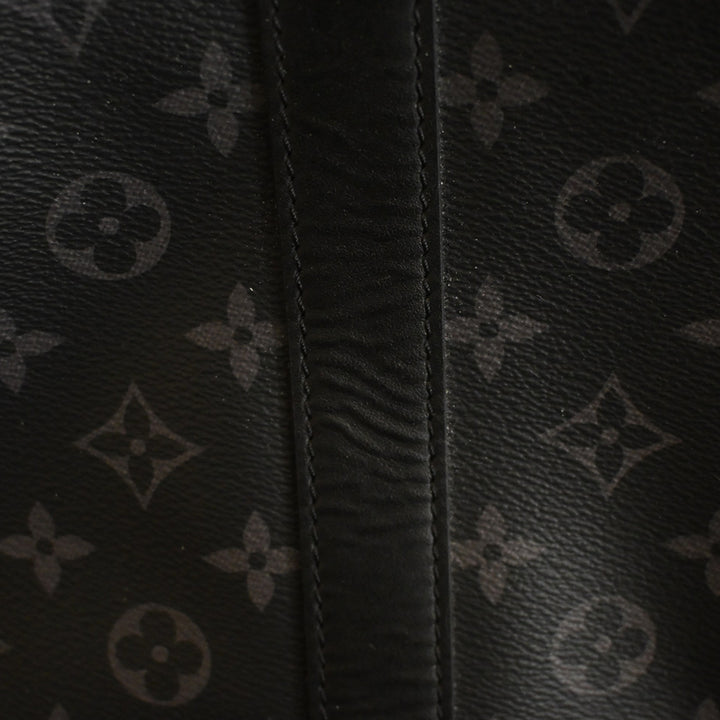 Reverse Keepall Bandouliere 50 Monogram Eclipse Noir