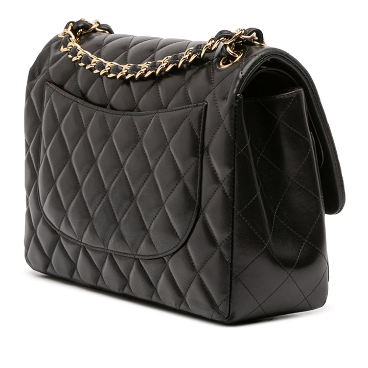 Chanel Jumbo Classic Cuir d’agneau Double rabat