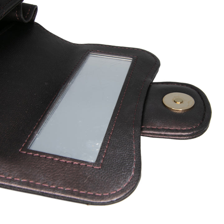 Chanel CC Matelassé Iridescent Cuir d’agneau anse supérieure à rabat Pochette avec chaîne