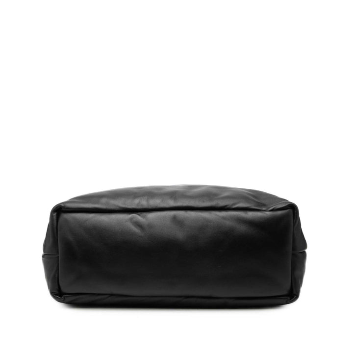 Saint Laurent Cuir d'agneau Wide Puffer Cabas
