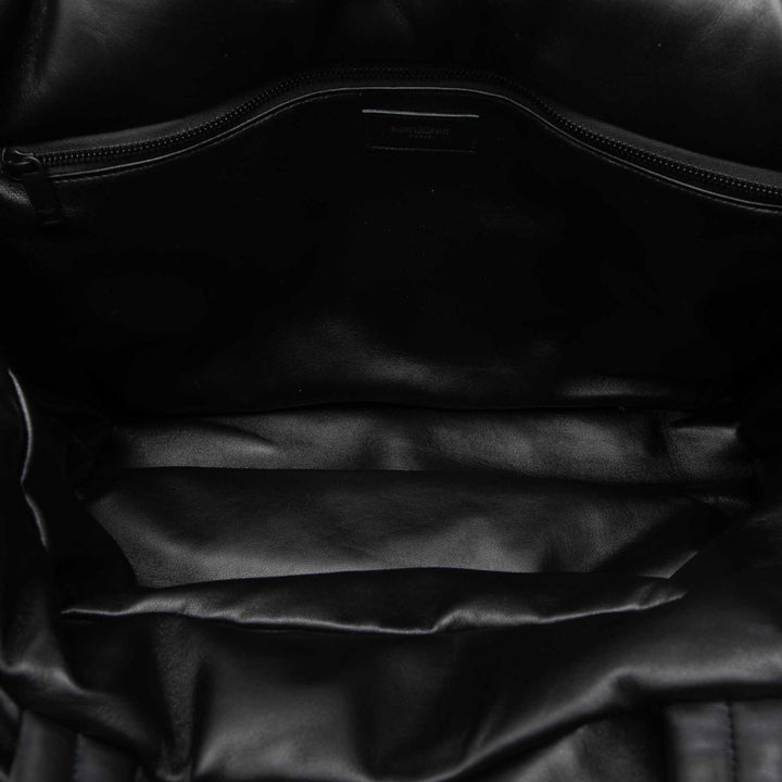 Saint Laurent Cuir d'agneau Wide Puffer Cabas