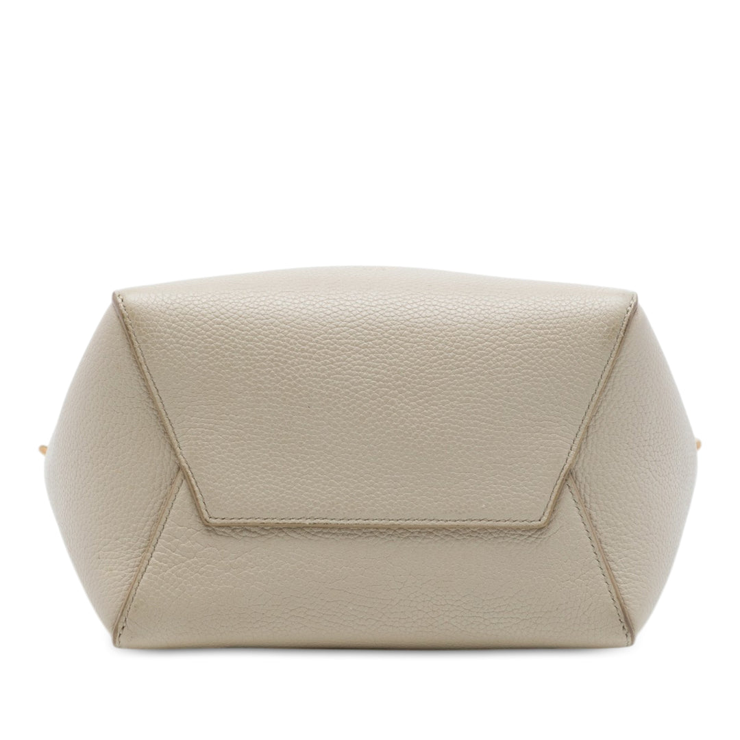 Celine Small Soft Cuir de veau grainé Seau Sangle Bucket Sac