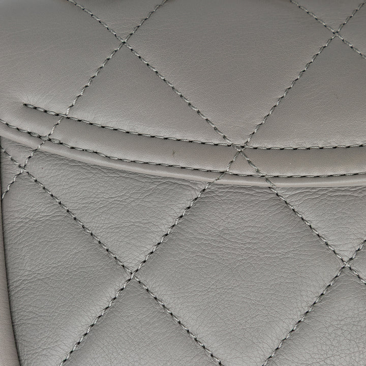 Chanel CC Matelassé Cuir d’agneau Ronded à rabat