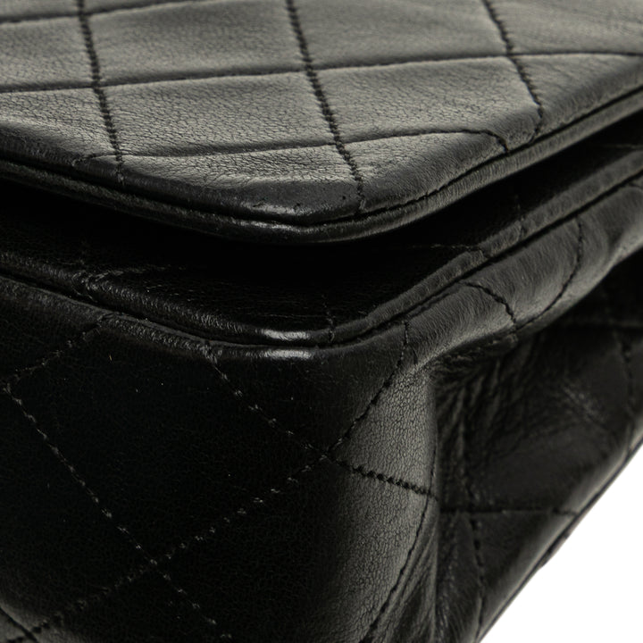 Mini CC Quilted Lambskin Full Flap Black - Gaby Paris