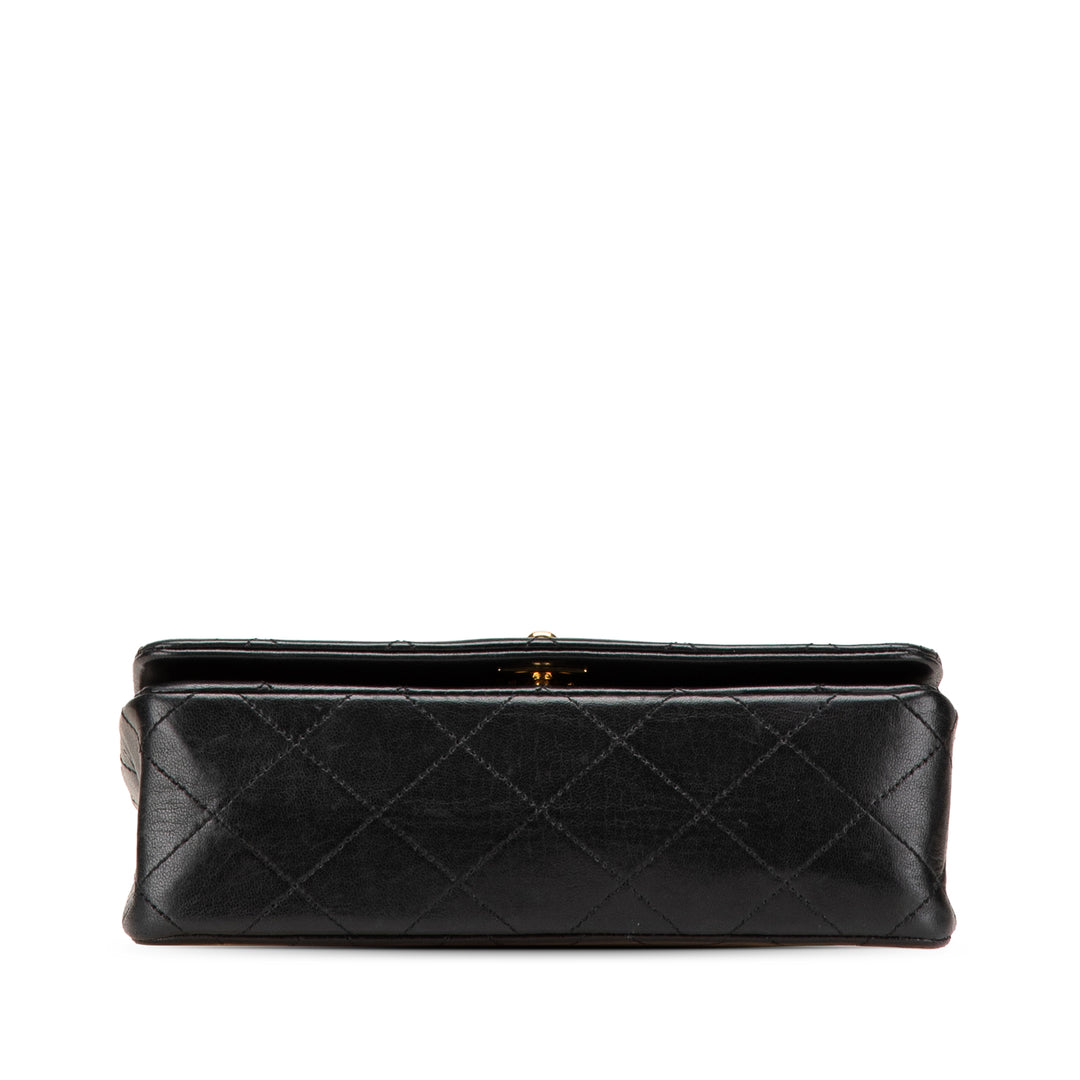 Mini CC Quilted Lambskin Full Flap Black - Gaby Paris