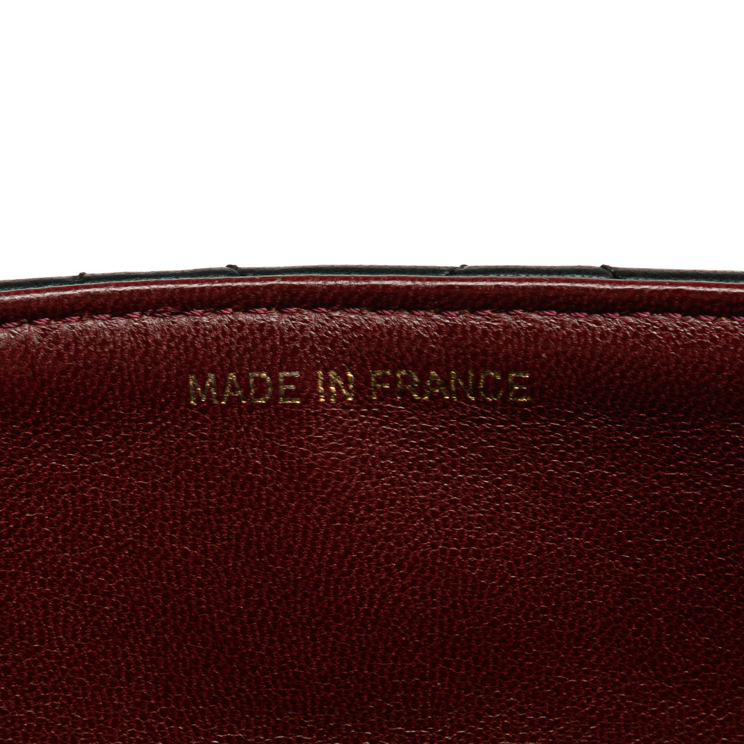 Mini CC Quilted Lambskin Full Flap Black - Gaby Paris