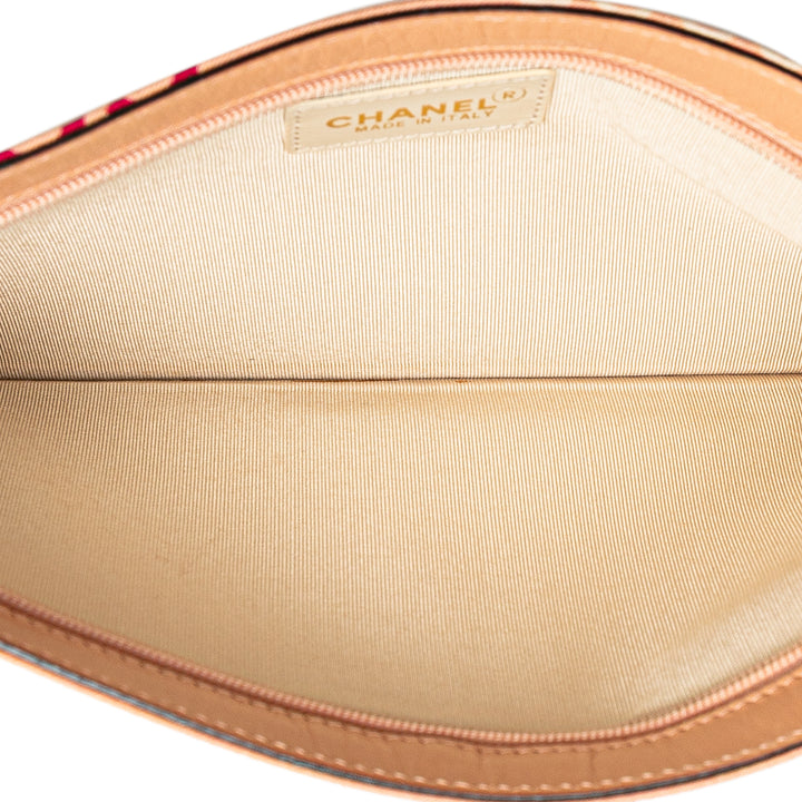 Chanel Toile Coco Chain Pochette Rose – GABY PARIS Authentique