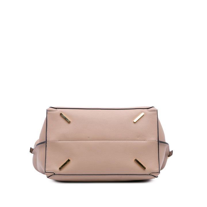 LOEWE Anagram Cuir Zipper Bag Marron – GABY PARIS Authentique
