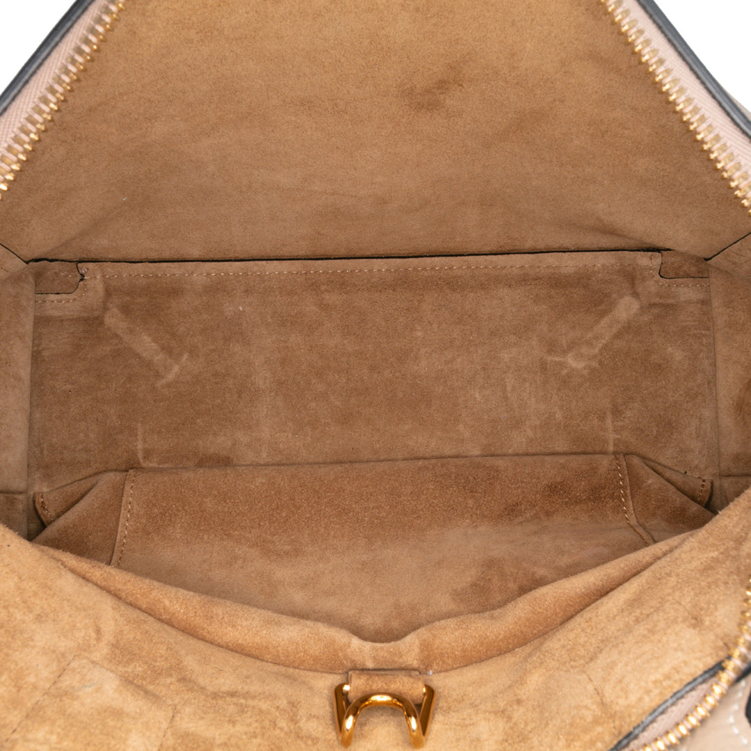 LOEWE Anagram Cuir Zipper Bag Marron – GABY PARIS Authentique