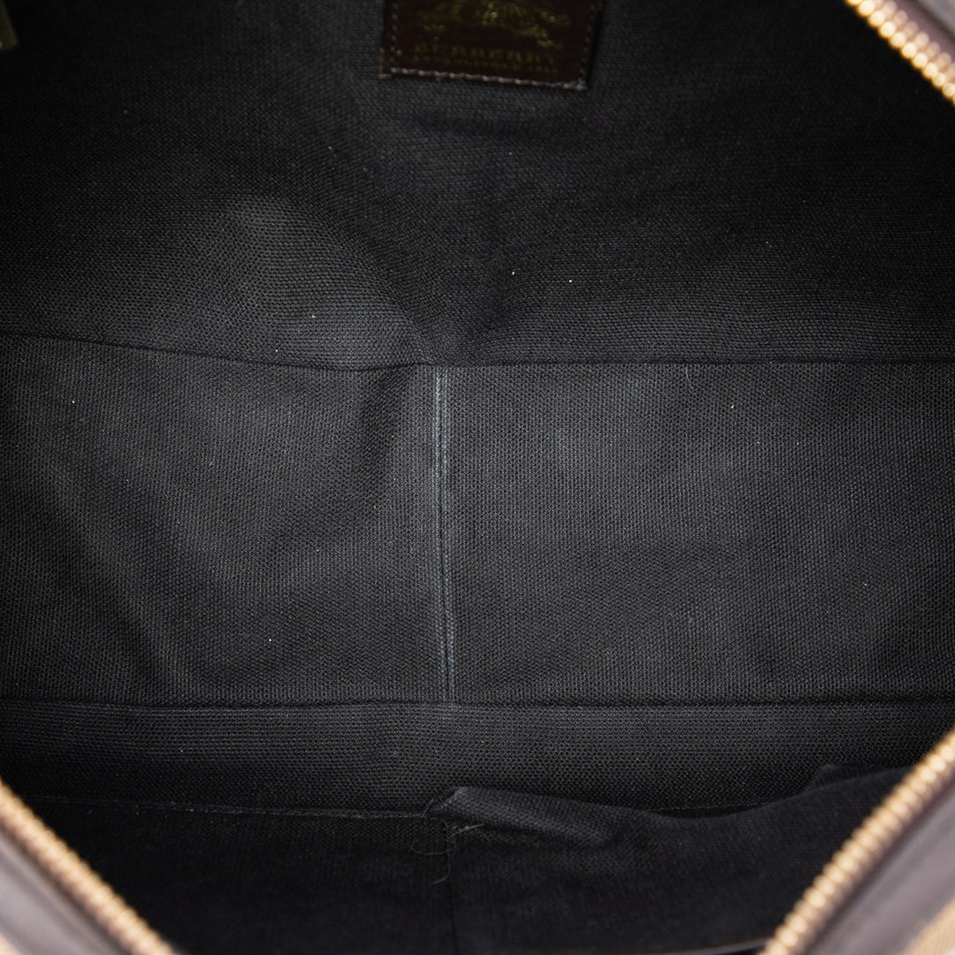 Burberry Haymarket Check Poche avant Sac Toile enduite