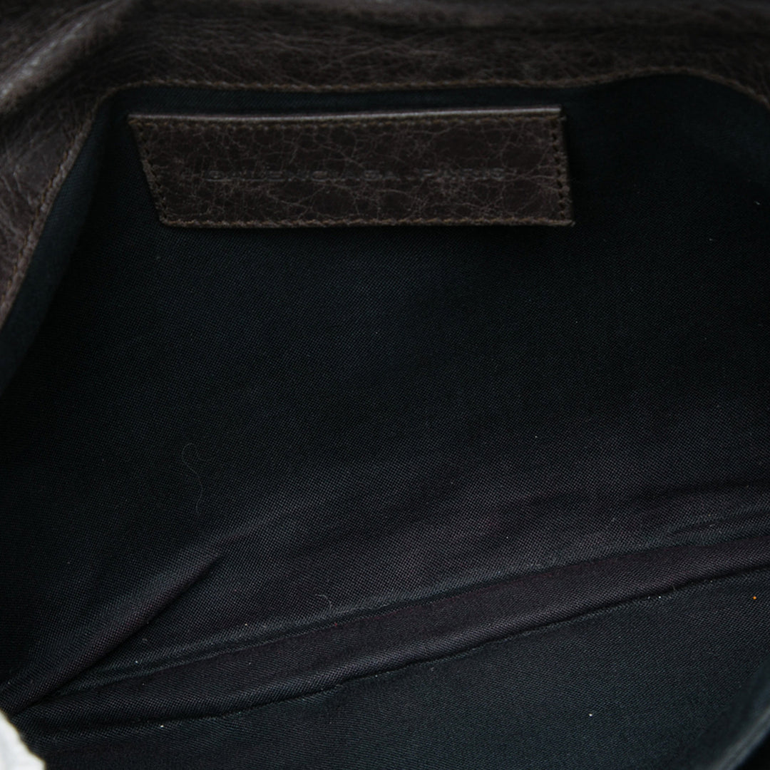 Balenciaga Cuir d'agneau Motocross Giant 21 Envelope Pochette