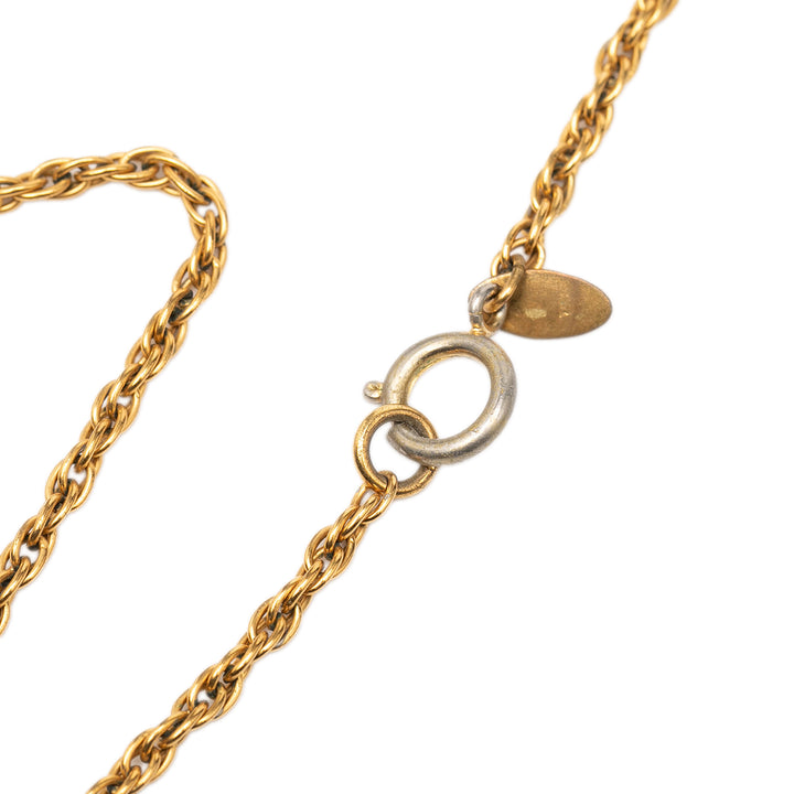 Chanel plaqué CC Pendant Collier