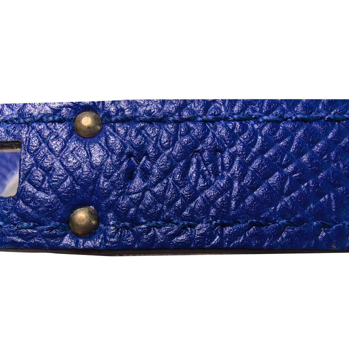 Epsom Kelly Longue Wallet Blue - Gaby Paris