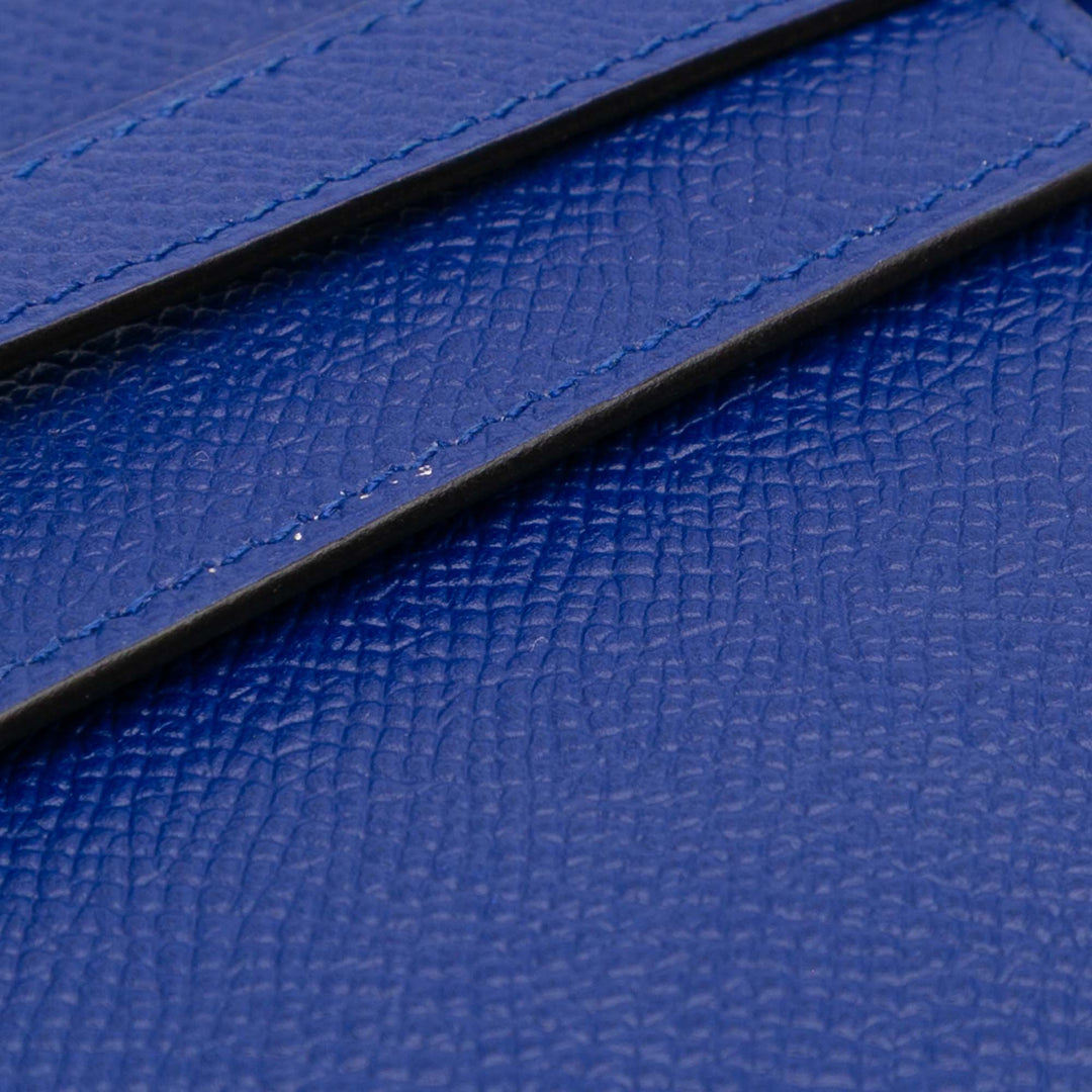 Epsom Kelly Longue Wallet Blue - Gaby Paris