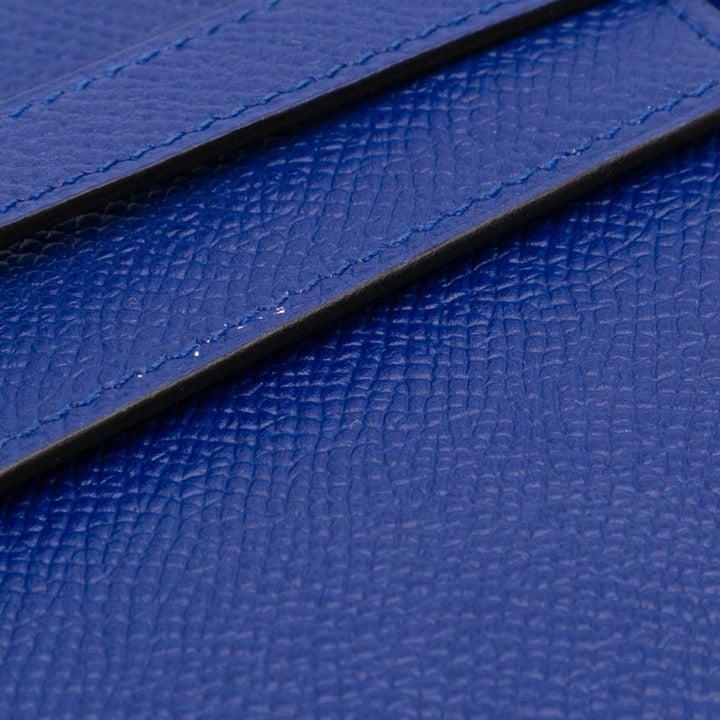 Epsom Kelly Longue Wallet Blue - Gaby Paris