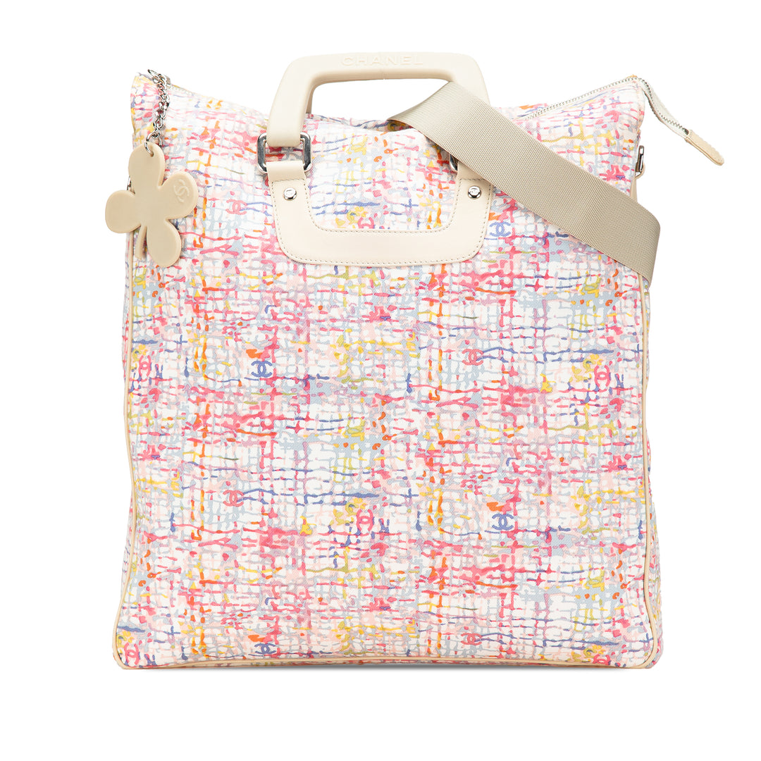 Printed Canvas Clover Watercolor Tote Multi - Gaby Paris