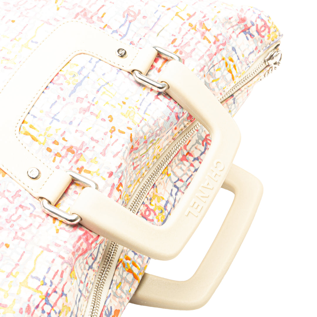 Printed Canvas Clover Watercolor Tote Multi - Gaby Paris