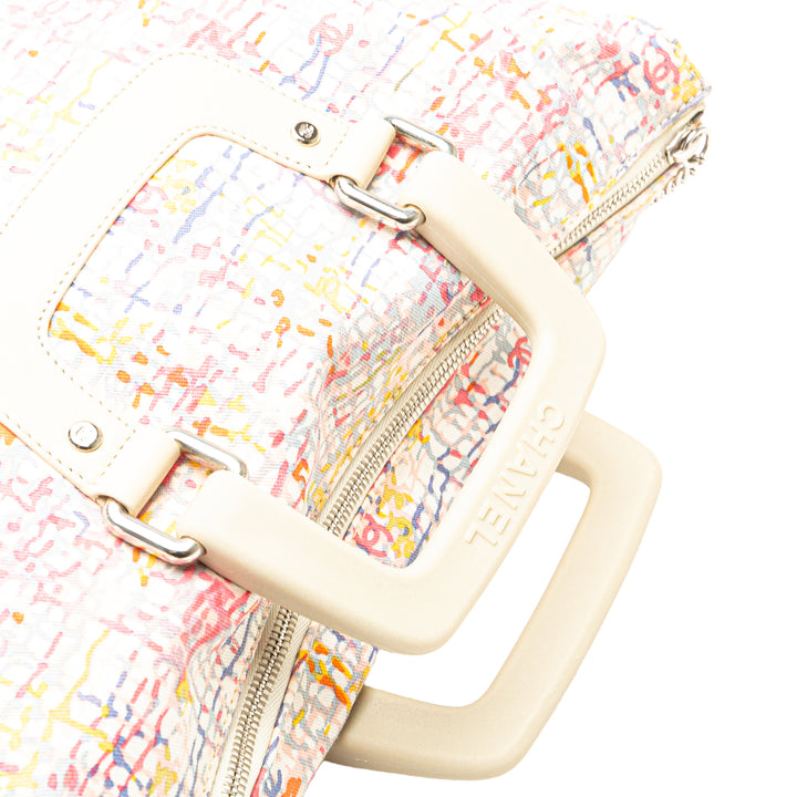 Printed Canvas Clover Watercolor Tote Multi - Gaby Paris