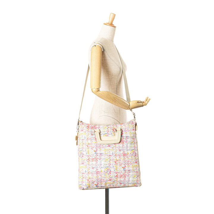 Printed Canvas Clover Watercolor Tote Multi - Gaby Paris
