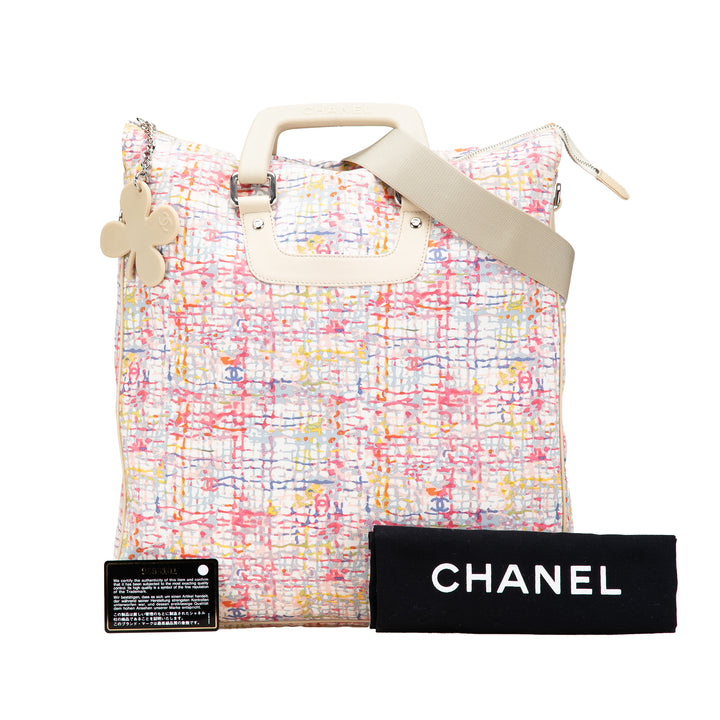 Printed Canvas Clover Watercolor Tote Multi - Gaby Paris