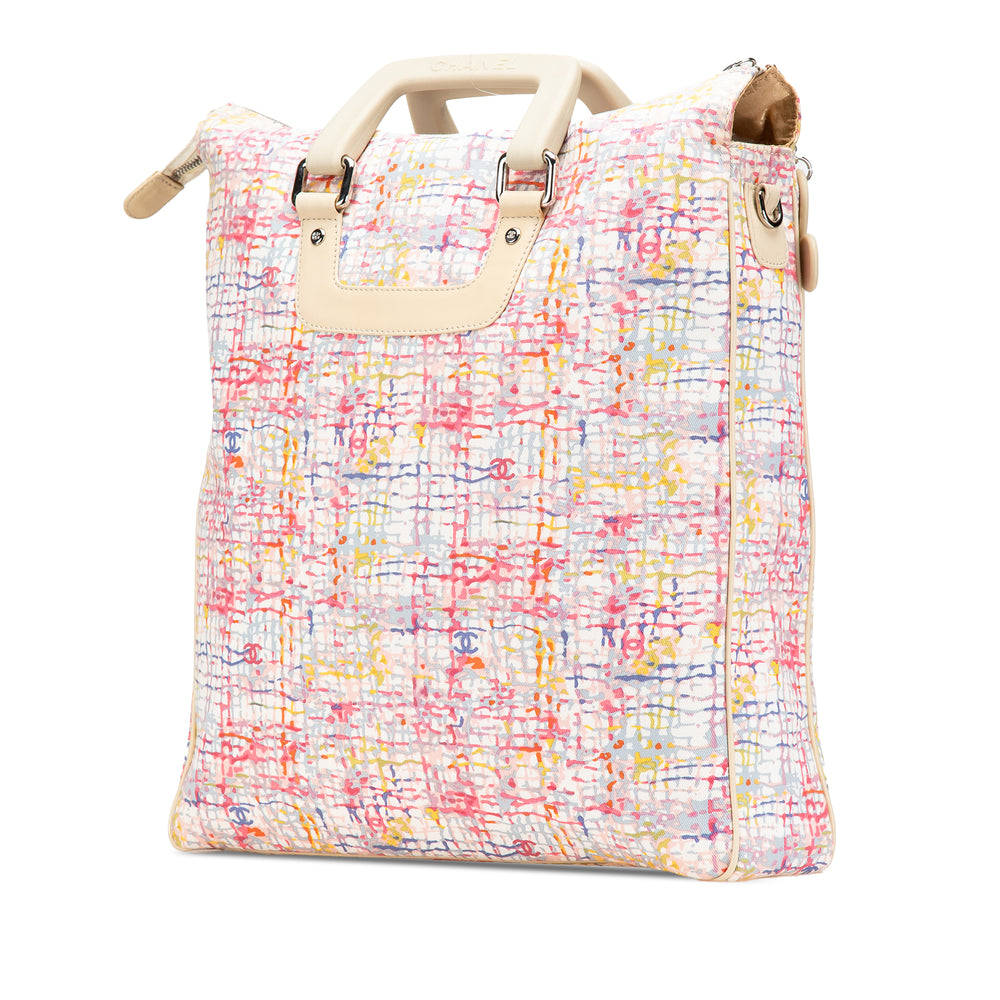Printed Canvas Clover Watercolor Tote Multi - Gaby Paris