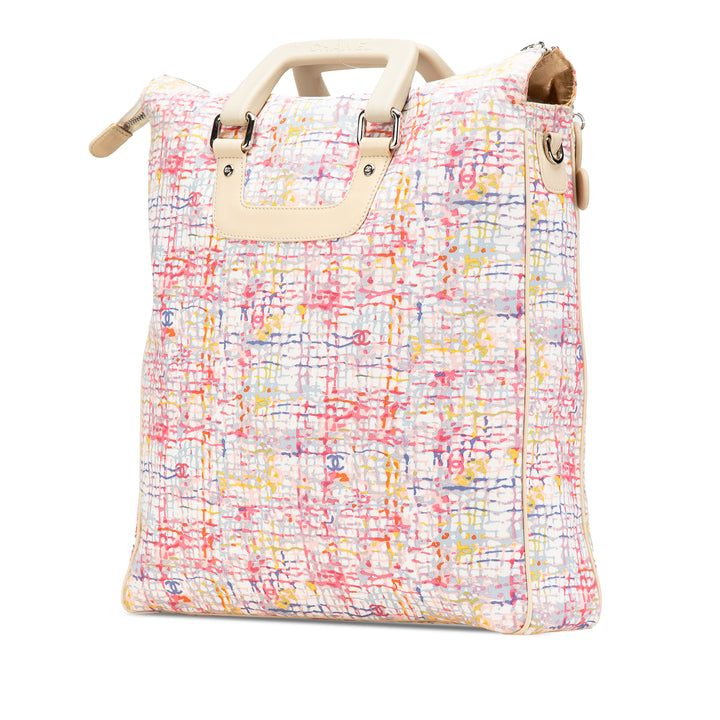 Printed Canvas Clover Watercolor Tote Multi - Gaby Paris