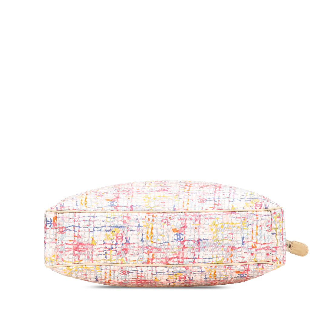 Printed Canvas Clover Watercolor Tote Multi - Gaby Paris