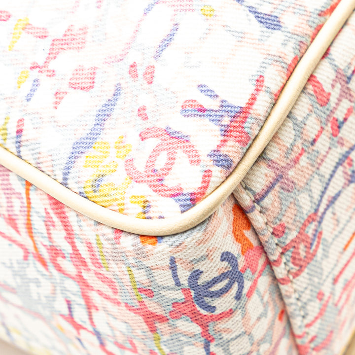 Printed Canvas Clover Watercolor Tote Multi - Gaby Paris