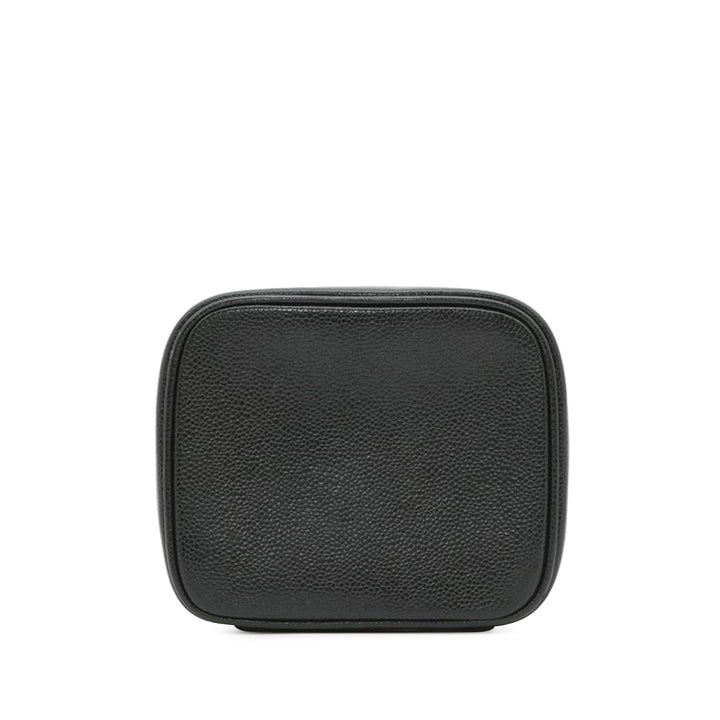 CC Caviar Vanity Bag Black - Gaby Paris