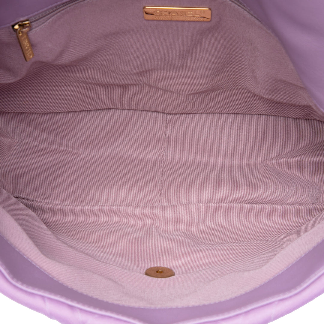 Chanel Large Jersey 19 à rabat