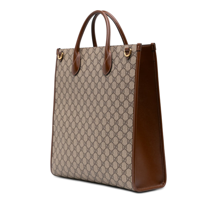 Gucci Medium GG Supreme Interlocking G Cabas