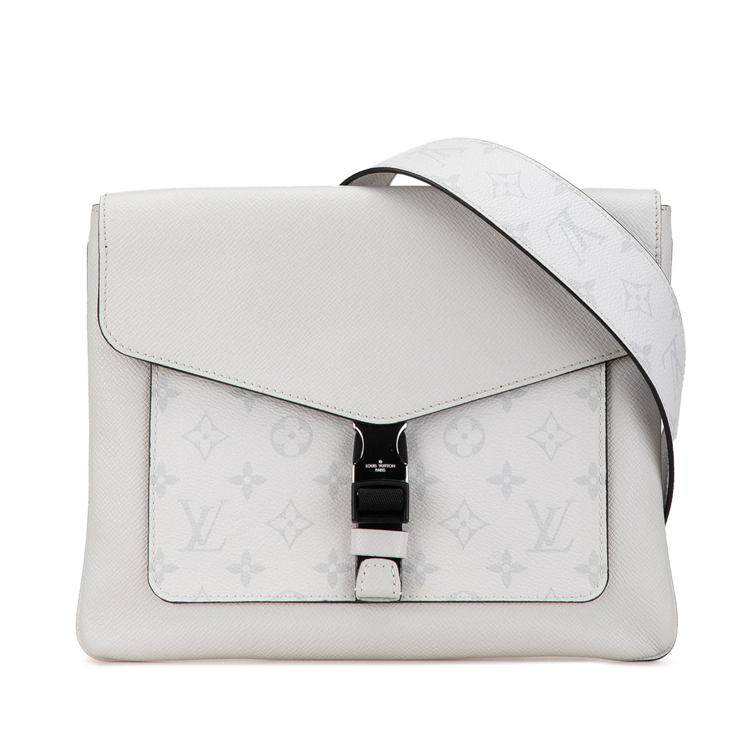 Louis Vuitton Taigarama Outdoor Flap Messenger White - GABY PARIS