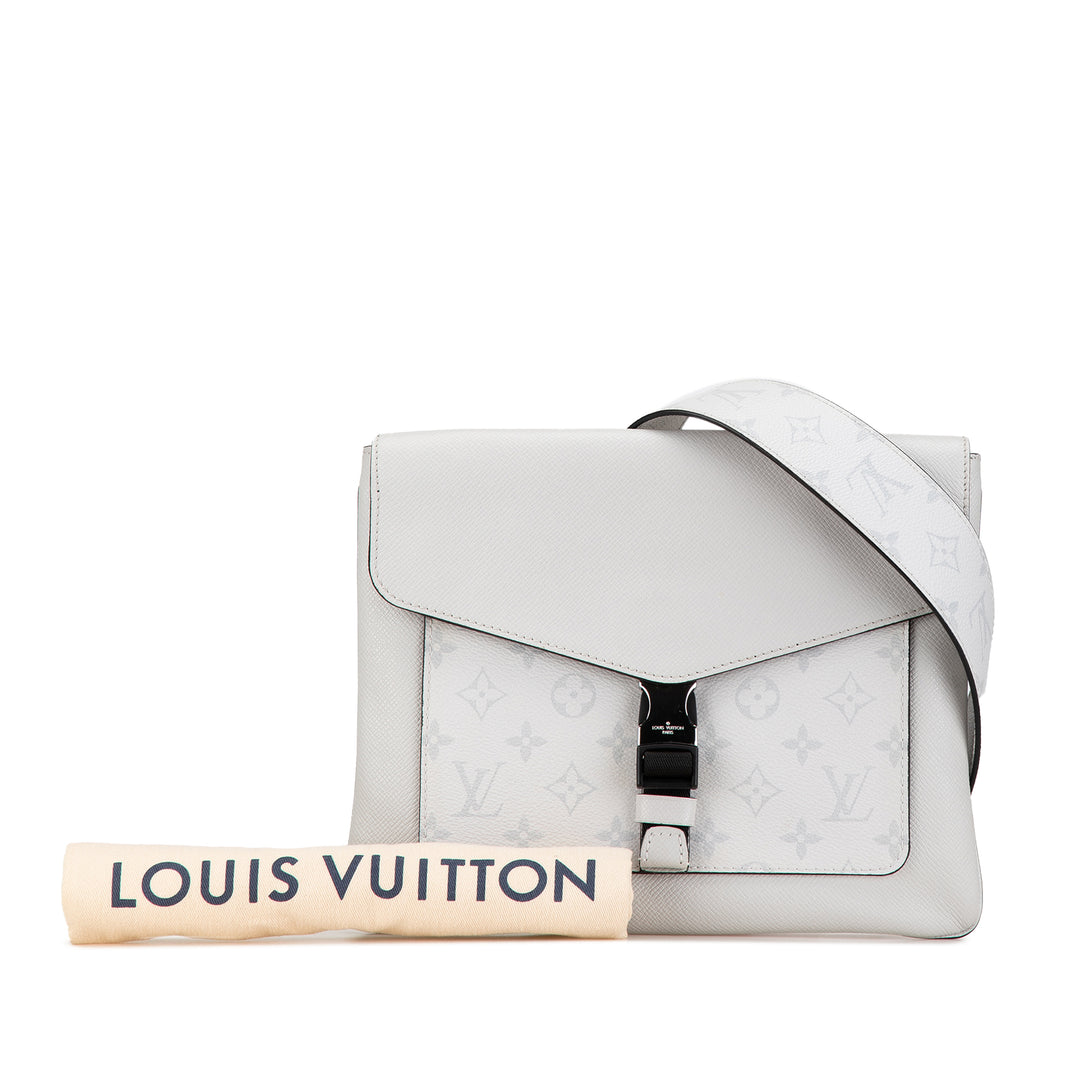 Louis Vuitton Taigarama Outdoor Flap Messenger White - GABY PARIS