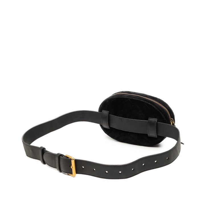 GG Marmont Matelasse Sac ceinture Noir