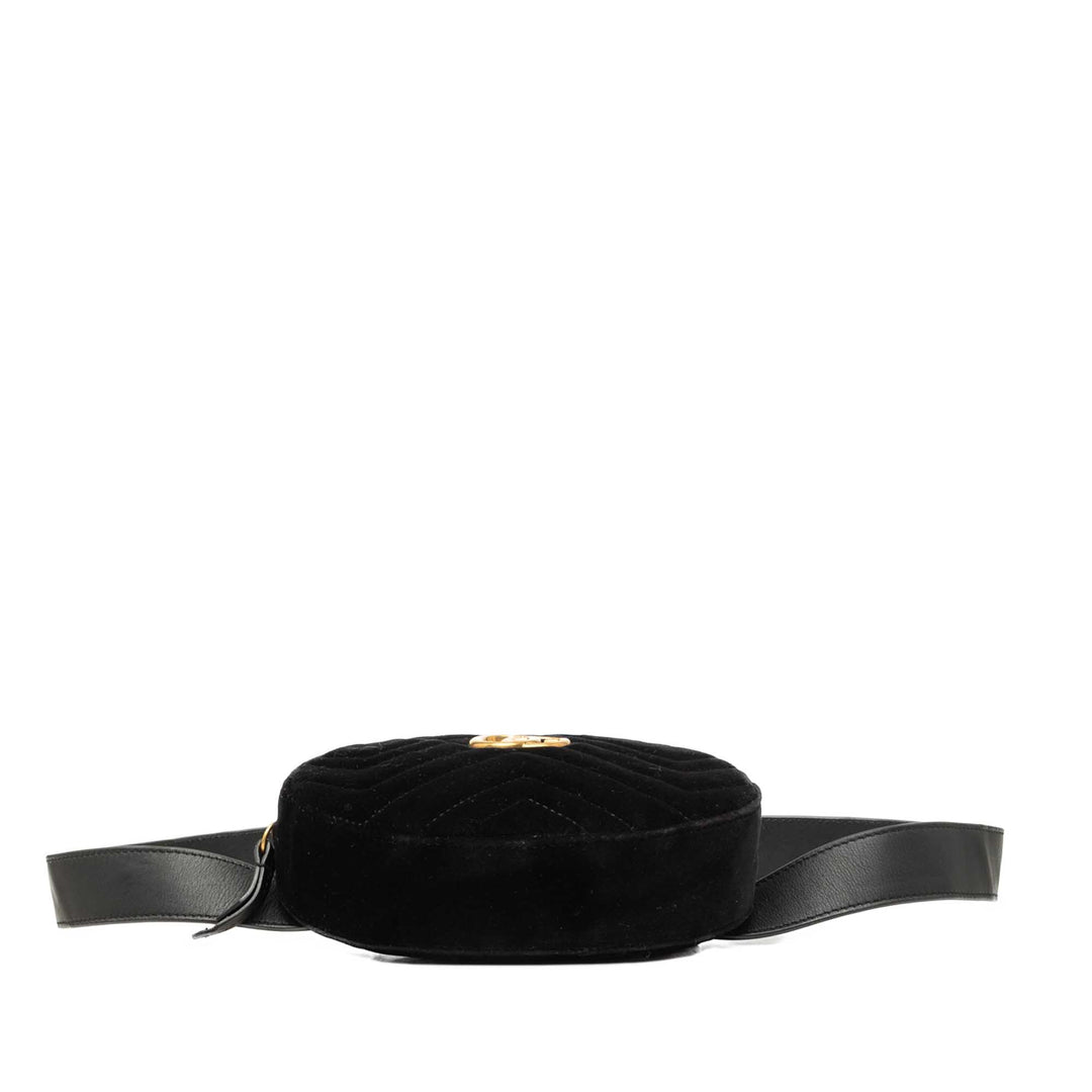 GG Marmont Matelasse Sac ceinture Noir
